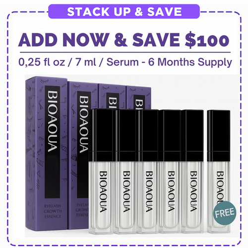 Get 6-month supply BioAoua Lash Growth Serum 60% off